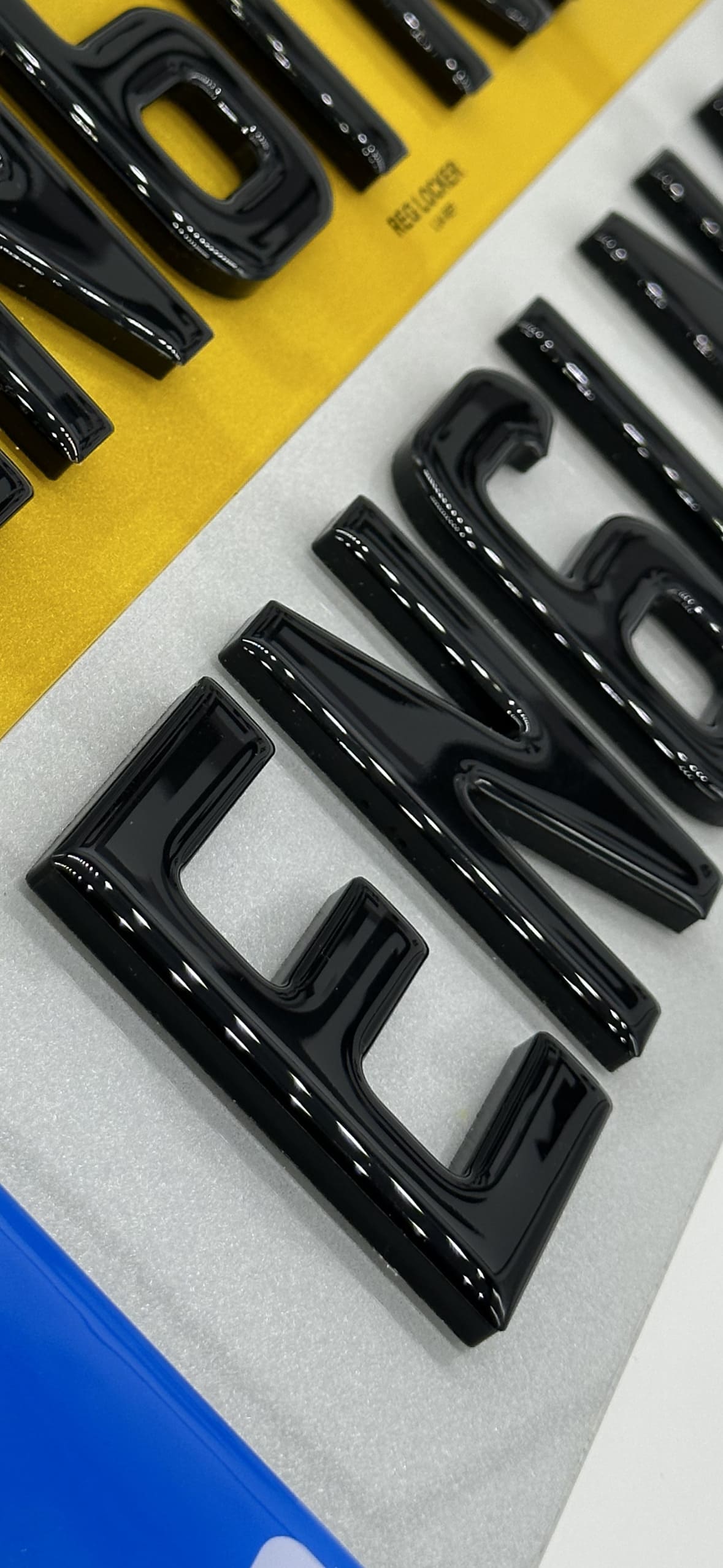4D 5mm Black Gel Plates