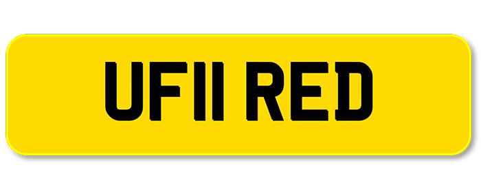 Private Plate: UF11 RED