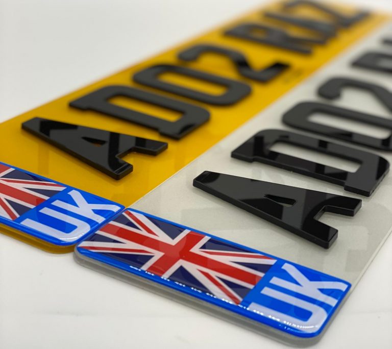 Why 4D Gel Number Plates are Trending in the UK?