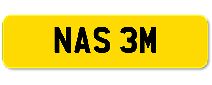 Private Plate: NAS 3M